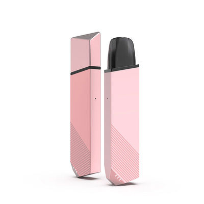 qualité  Pink Vape Pen Pod System Starter Kits 360mAh Rechargeable 110m Length Usine