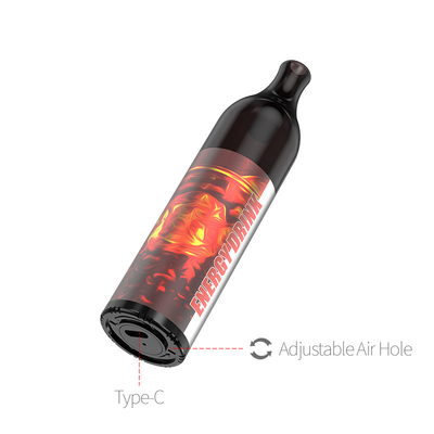 Souffles réglables préremplis du flux d'air 5000 de démarreur de Vape de batterie de 12ml 650mAh