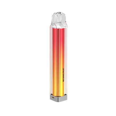 Le métal de boîte de nuit couvercle inférieur les cigarettes électroniques lumineuses transparentes 500 souffles