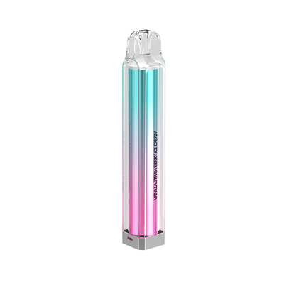 Place personnalisable jetable transparente de goût de Vape de tube externe de PC lumineuse