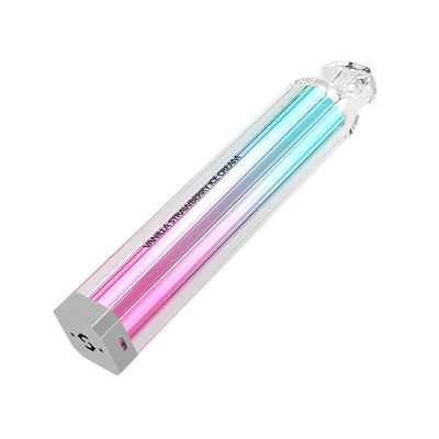 Nouvelle conception Crystal Disposable Vape Bar Up à 600 souffles avec la batterie 500mah