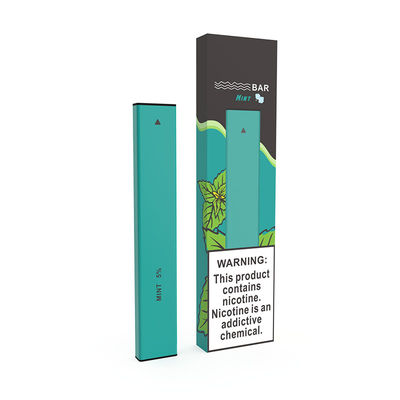 Clopes de Mini Disposable E de nicotine de la menthe 50mg 300 souffles 280mAh