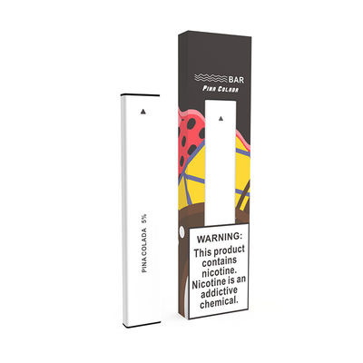 Les dispositifs non rechargeables blancs jetables de cosse de Mini Electronic Cigarette 1.2ml coulent librement