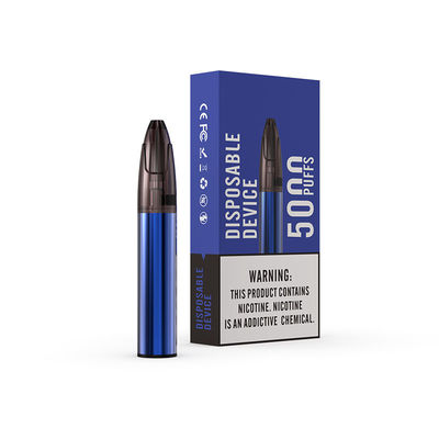 Batterie liquide électronique bleue profonde du stylo 650mAh des souffles 4.0ml E Vape du cigare 5000