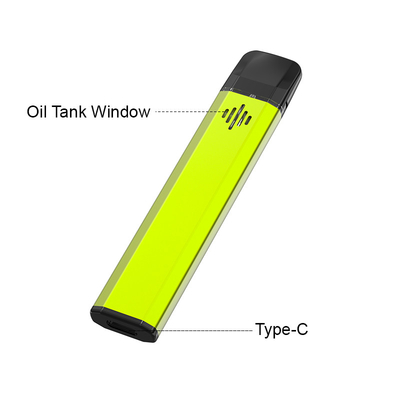 300Puffs vaporisateur 2ml CBD Vape jetable Pen For Concentration Oil